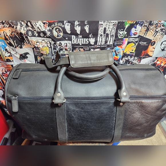 M.LONDON WEEKENDER TRAVEL BAG BY LEVENGER - Picture 11 of 15